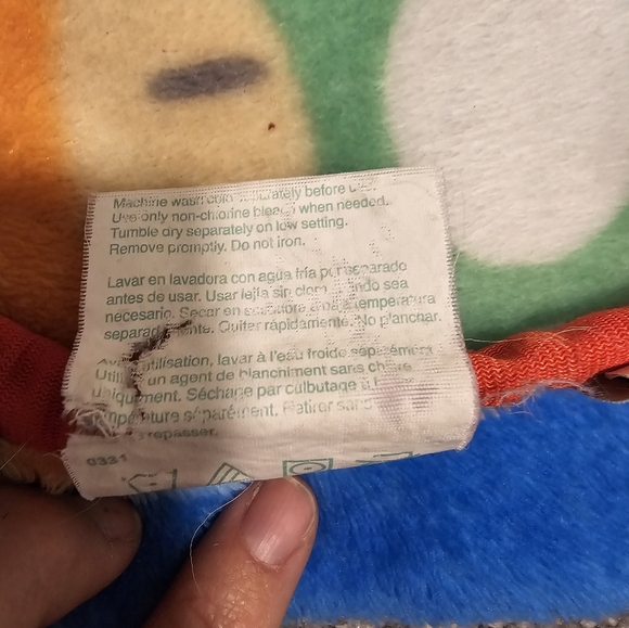 Nintendo Super Mario Brothers Mushroom Video Game Fleece Throw 37 X 48 - Picture 3 of 6